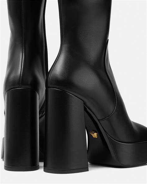 purple versace boots|Versace aevitas boots.